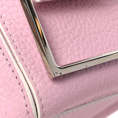 Delvaux Taurillon Soft Mini Cool Box Satchel Light Pink 14 of 14