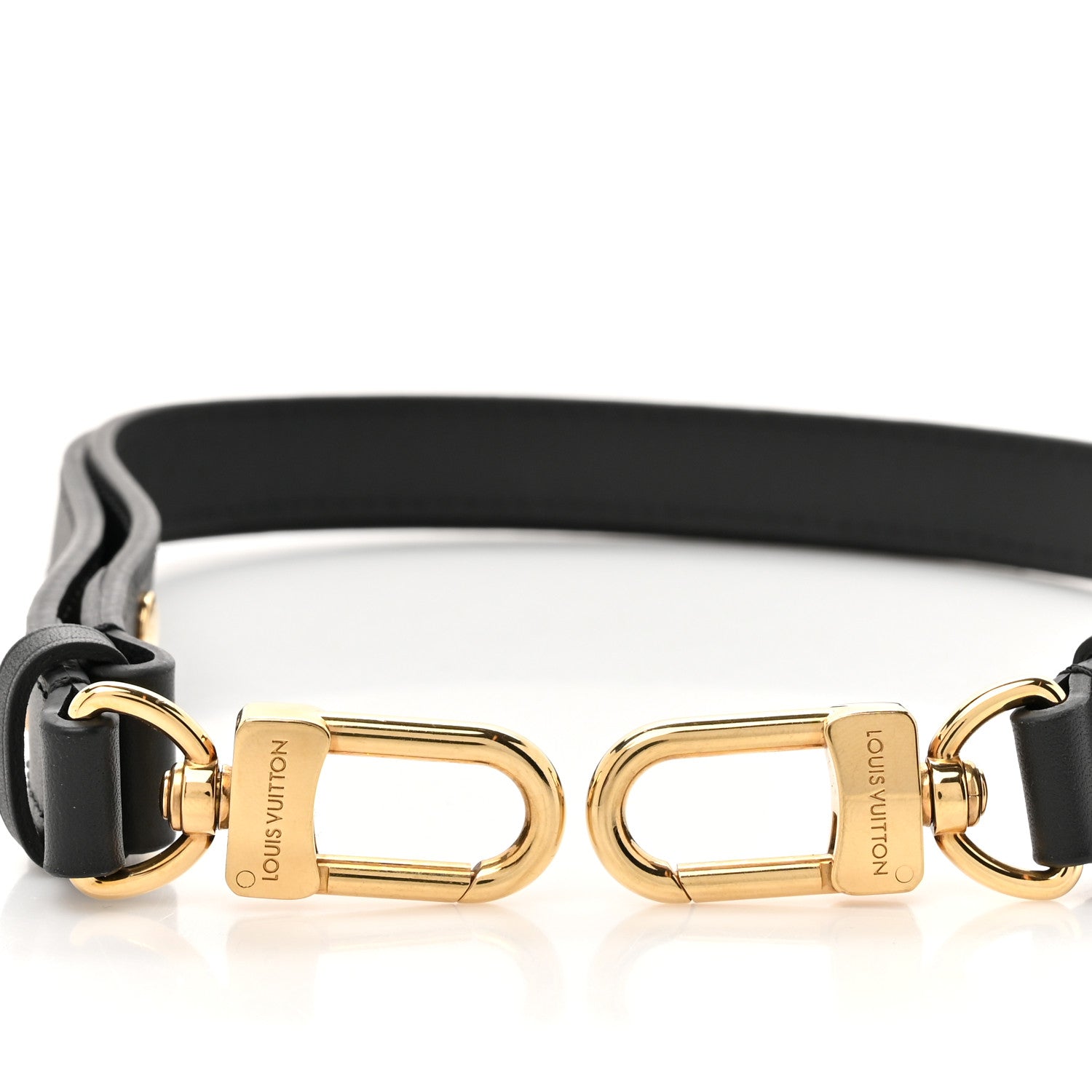Louis Vuitton Calfskin Neonoe Shoulder Strap Black 3 of 4