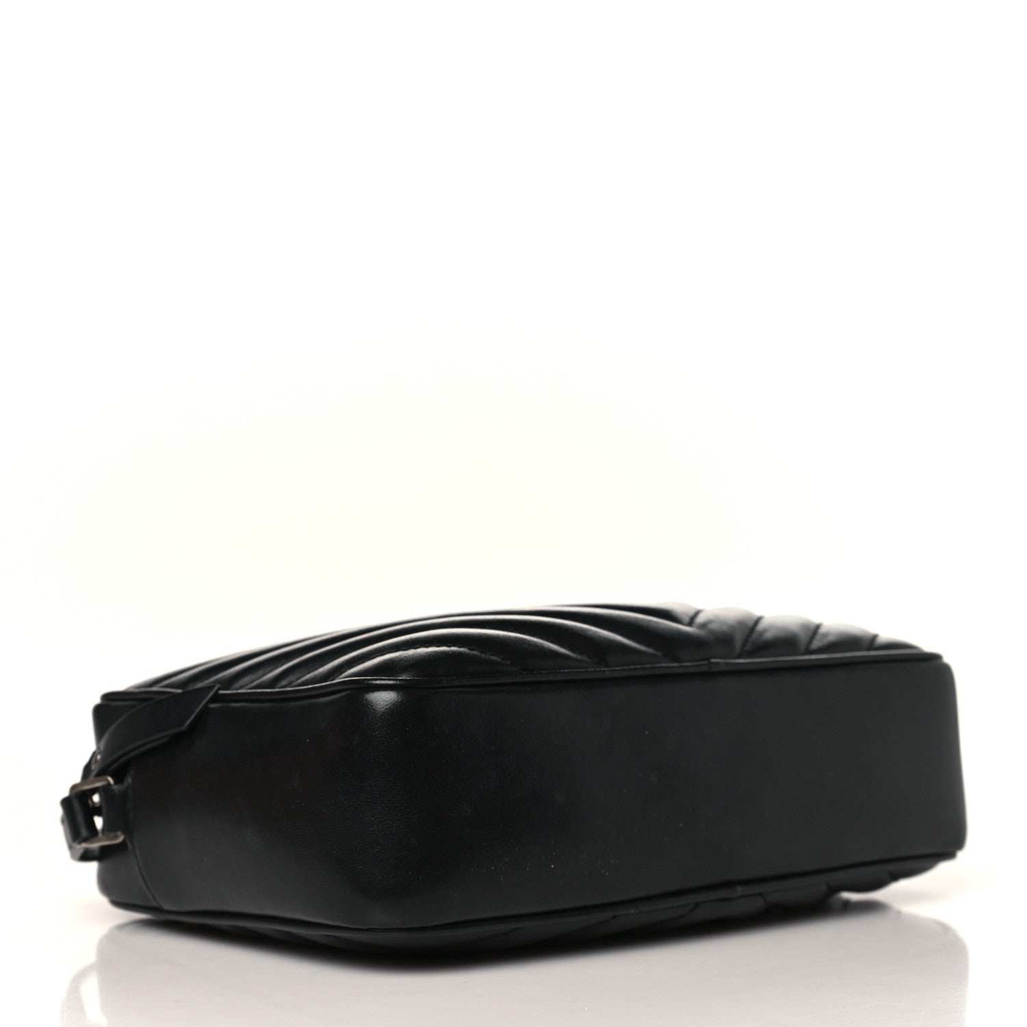 Saint Laurent Calfskin Matelasse Monogram Lou Camera Bag Black 3 of 9