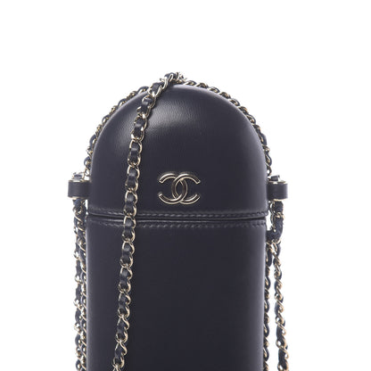 Chanel Lambskin Chain Around Phone Holder Black 8 of 10