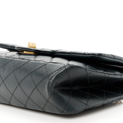 Chanel Aged Calfskin Quilted 2.55 Reissue 225 Flap Black 12 of 13
