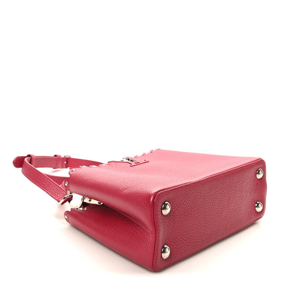 Louis Vuitton Taurillon Lace Croquets Capucines BB Groseille 4 of 9