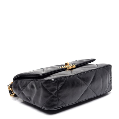 Chanel Lambskin Quilted Medium Chanel 19 Flap Black 4 of 9
