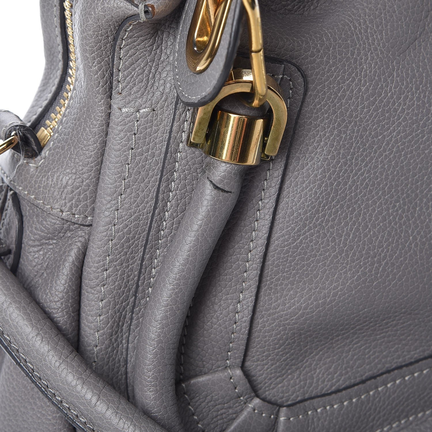 Chloe Calfskin Small Paraty Cashmere Grey 13 of 18