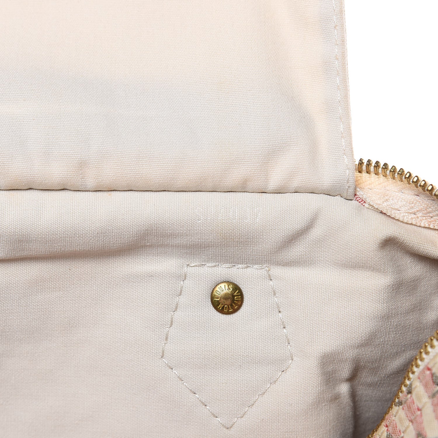 Louis Vuitton Mini Lin Croisette Speedy 30 Rouge 6 of 22