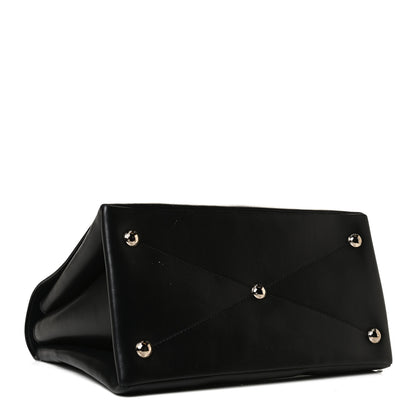 Miu Miu Soft Calfskin Top Handle Satchel Black 4 of 15