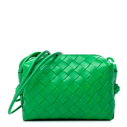 Bottega Veneta Nappa Intrecciato Mini Loop Camera Bag Parakeet 1 of 4