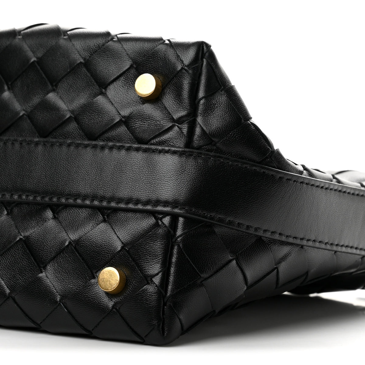Bottega Veneta Calfskin Nappa Intrecciato Mini Wallace Black 10 of 12