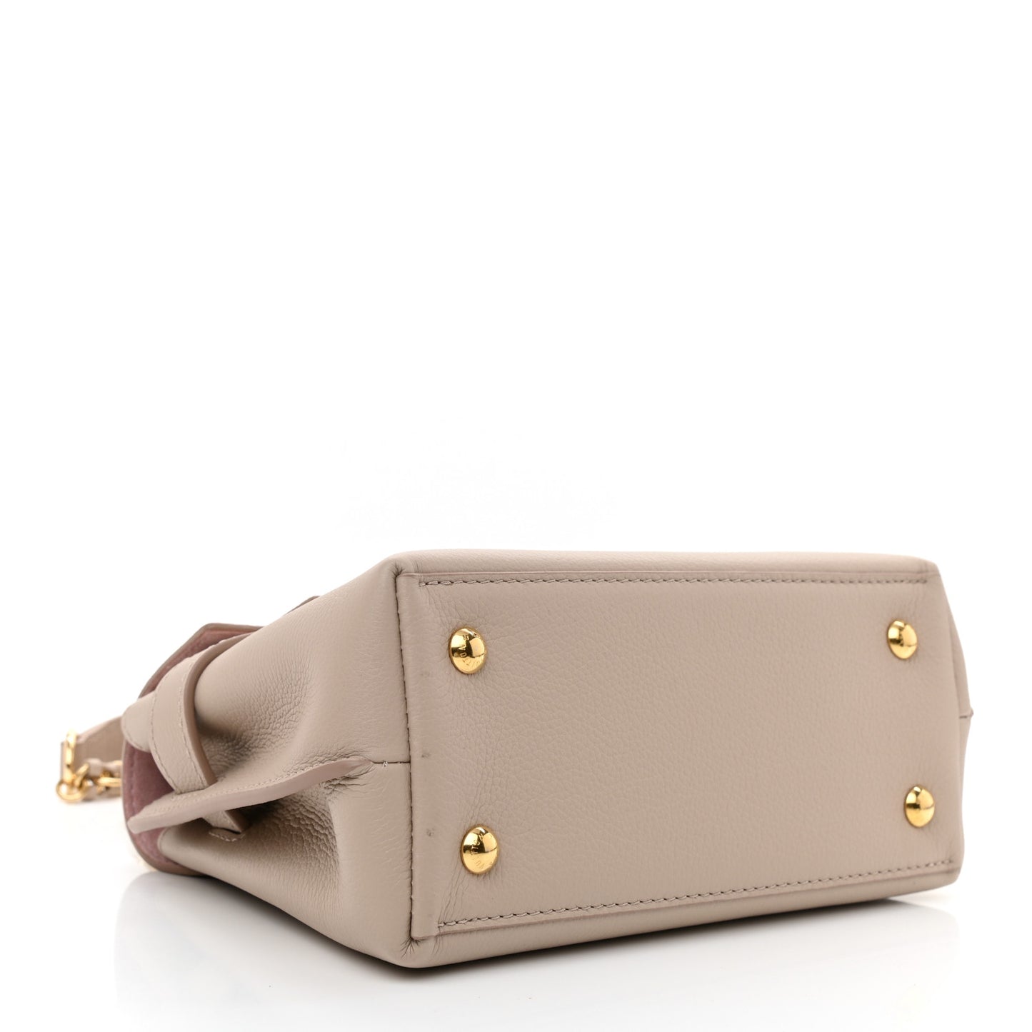 Soft Calfskin Mini Lockme Ever Greige