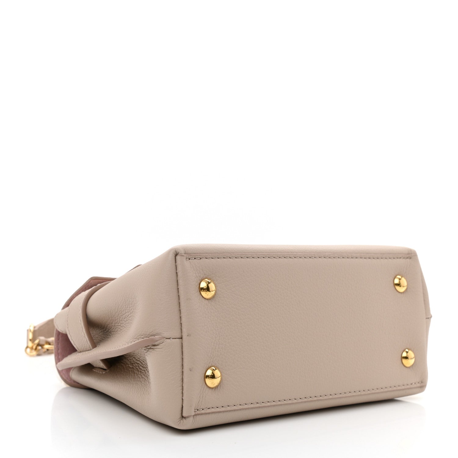 Louis Vuitton Soft Calfskin Mini Lockme Ever Greige 4 of 7