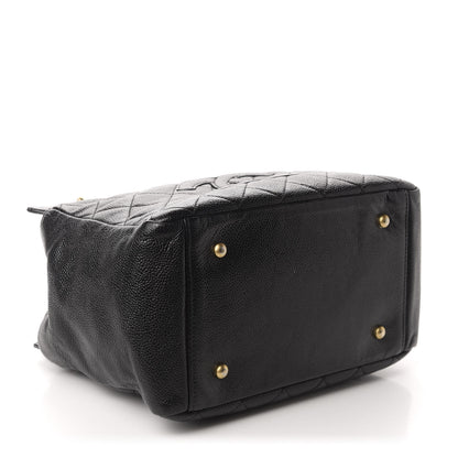 Chanel Caviar Quilted Petit Timeless Tote PTT Black 4 of 14