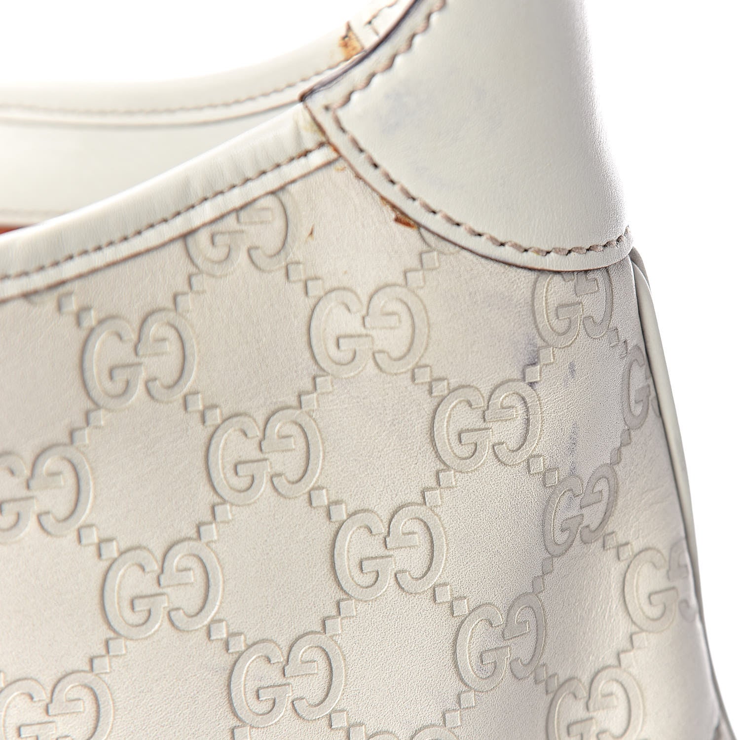 Gucci Guccissima Punch Hobo Off White 12 of 20