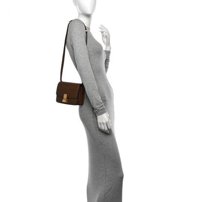 Celine Smooth Calfskin Small Classic Box Flap Bag Camel 2 of 11