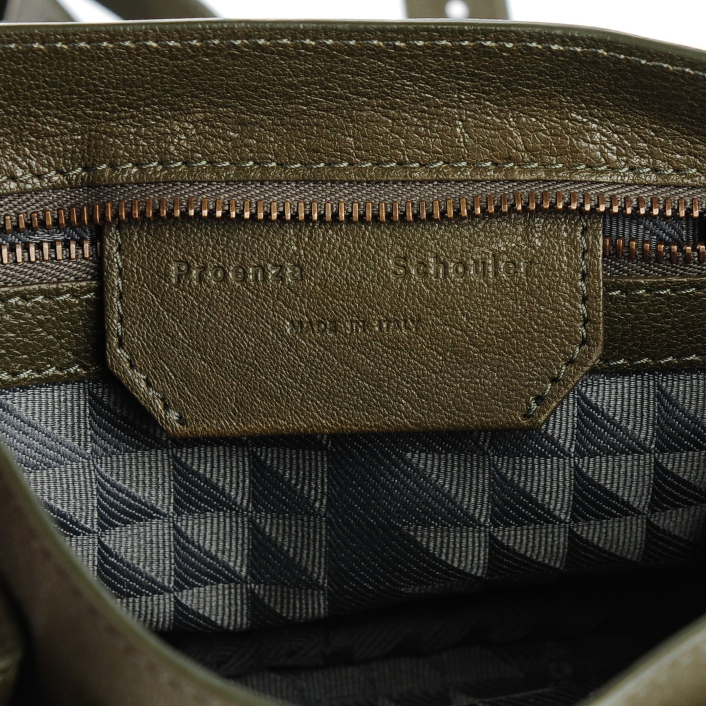 Lambskin PS1 Pouch Military Green