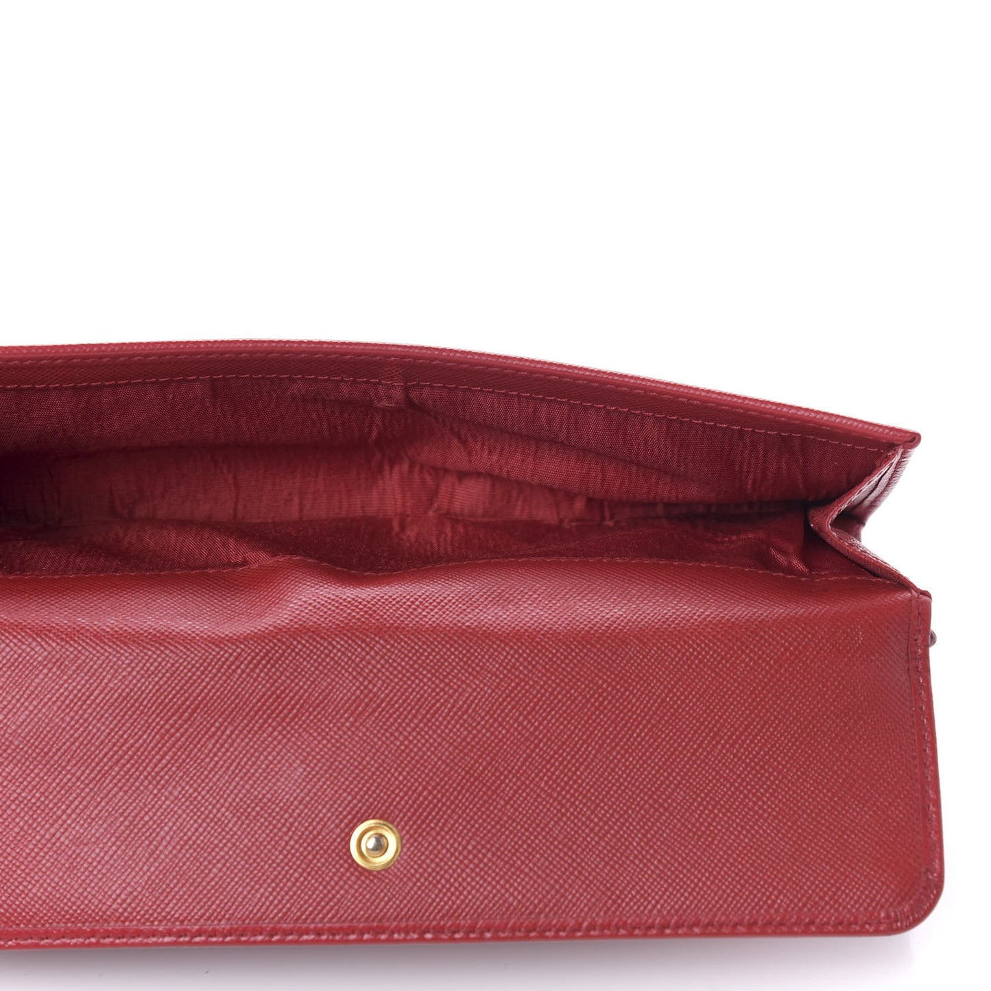 Saffiano Metal Continental Flap Wallet Fuoco