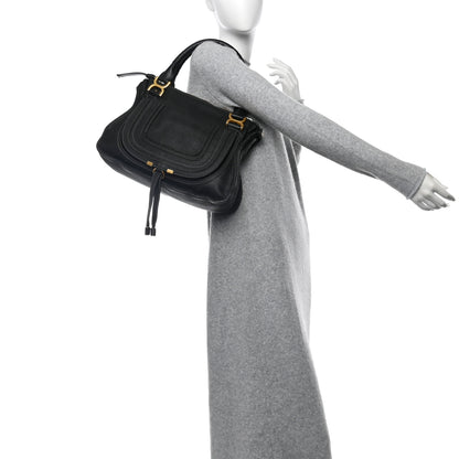 Chloe Calfskin Medium Marcie Satchel Black 2 of 10