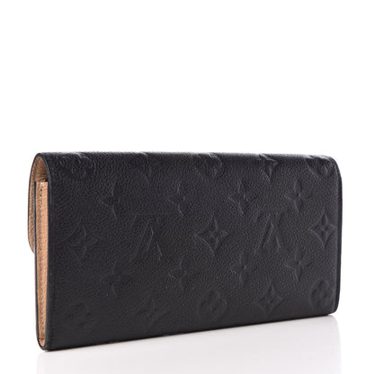 Louis Vuitton Empreinte Emilie Wallet Black Dune 3 of 6