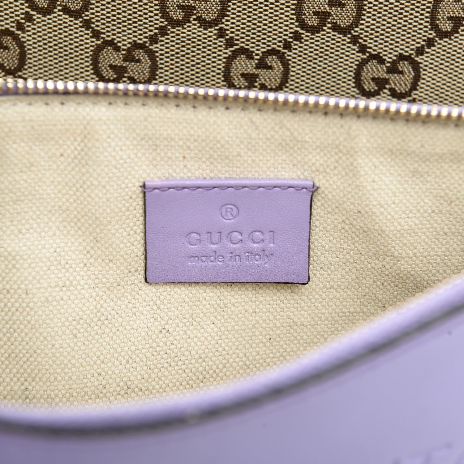 Gucci Monogram Medium Craft Tote Lilac 15 of 20