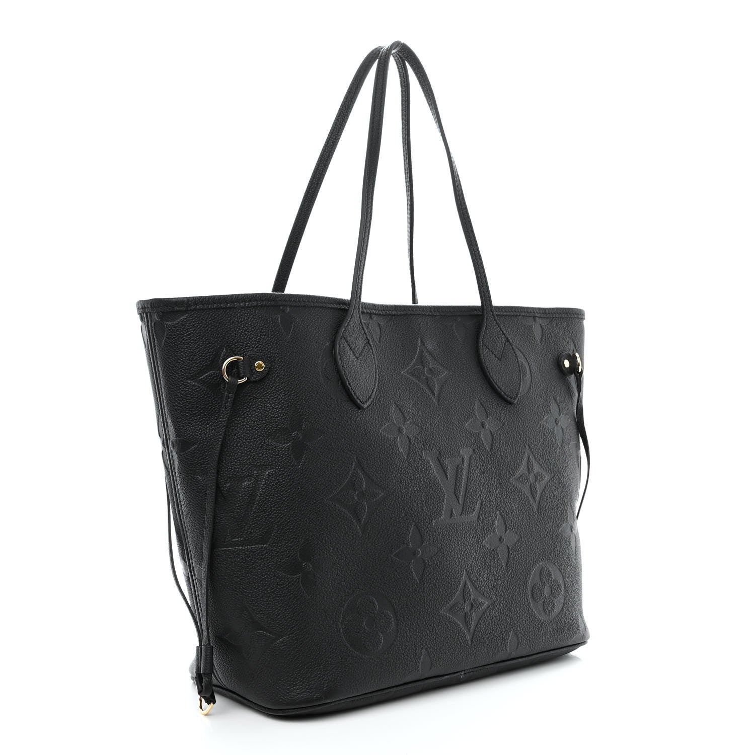 Louis Vuitton Empreinte Monogram Giant Neverfull MM Black 4 of 11