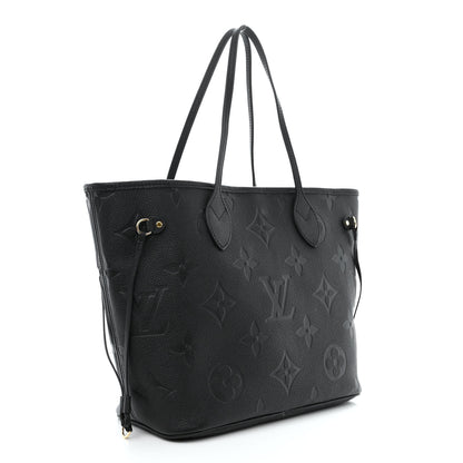Louis Vuitton Empreinte Monogram Giant Neverfull MM Black 4 of 11