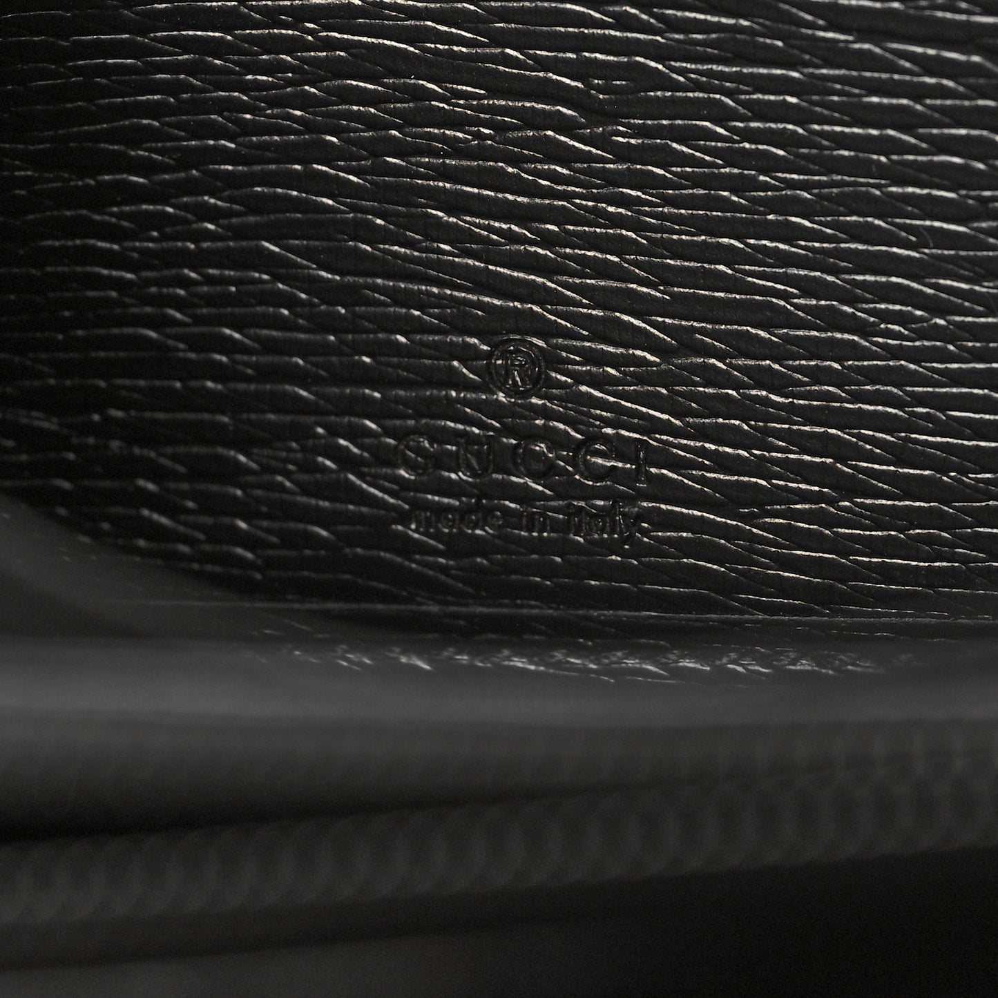 Calfskin GG Zip Around Wallet Black