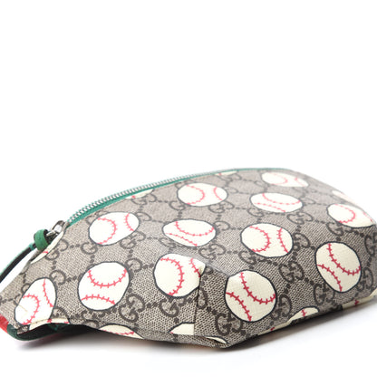 Gucci GG Supreme Monogram Baseballs Web Childrens Belt Bag 6 of 10