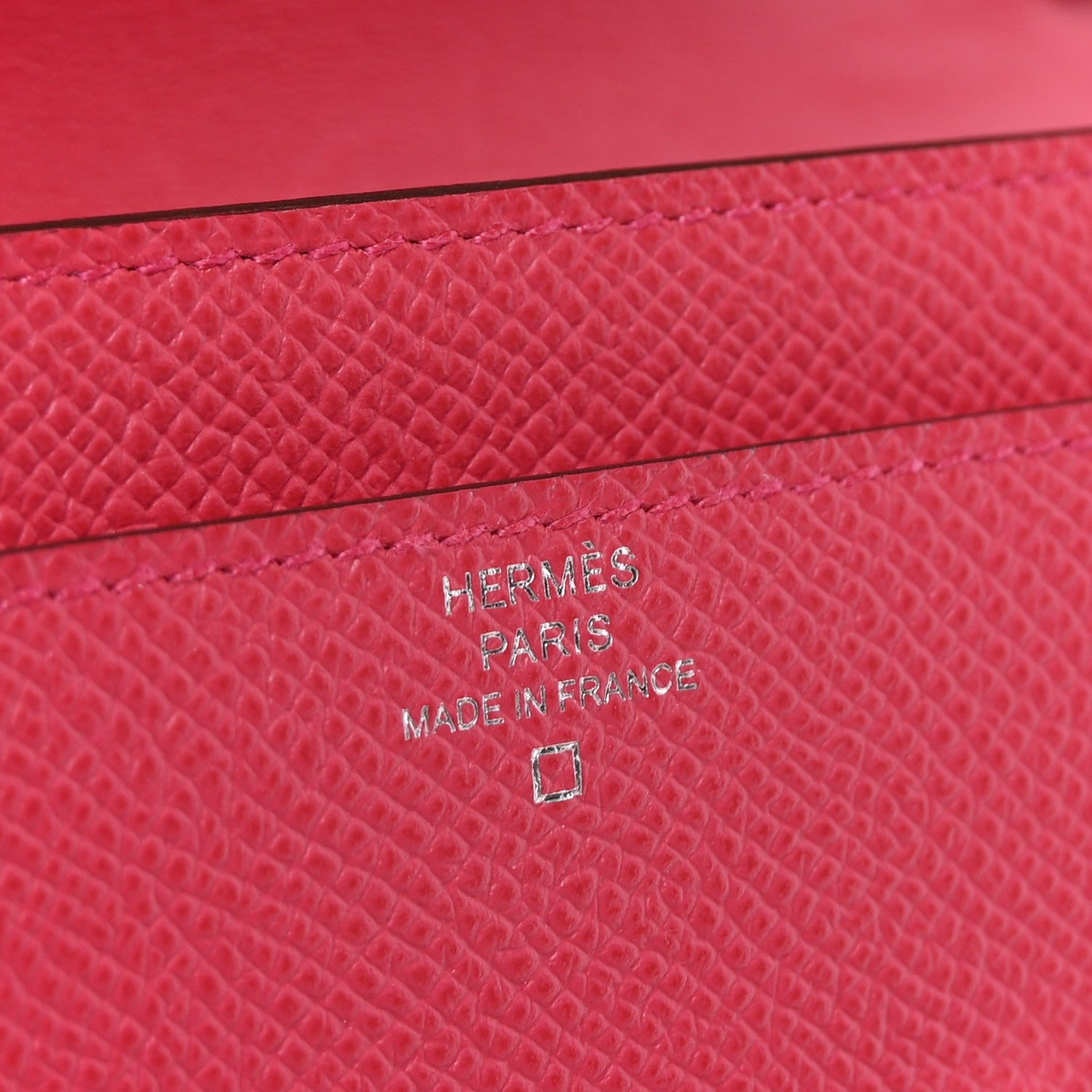 Hermes Epsom Alligator Lizard Constance Wallet To Go Rose Extreme 11 of 19