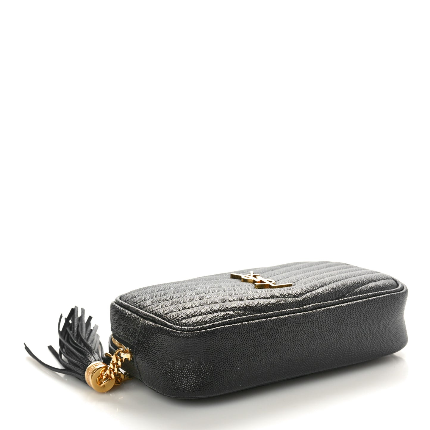 Grain De Poudre Matelasse Monogram Mini Lou Camera Bag Black