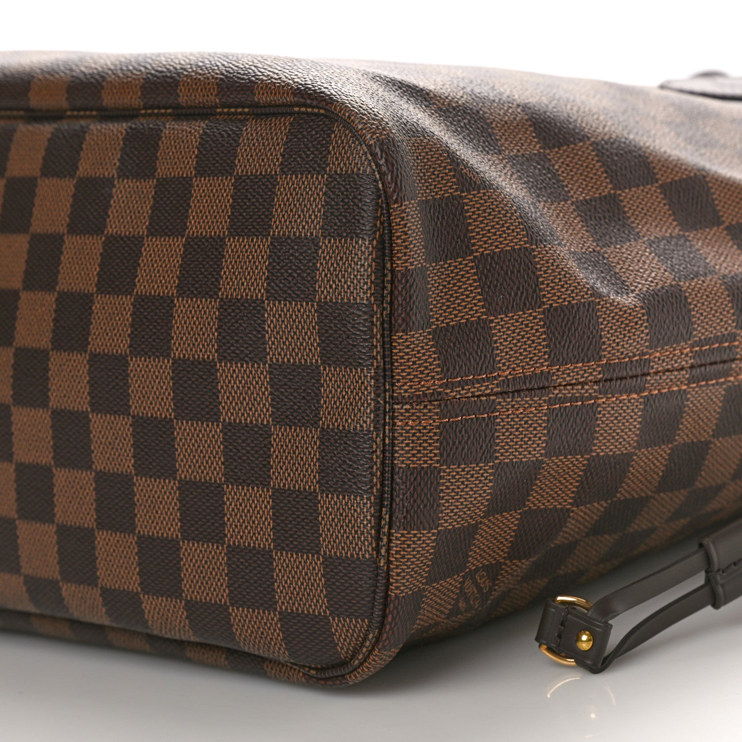 Louis Vuitton Damier Ebene Neo Neverfull MM Rose Ballerine 10 of 10