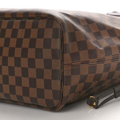 Louis Vuitton Damier Ebene Neo Neverfull MM Rose Ballerine 10 of 10