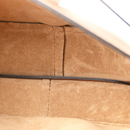 Loewe Calfskin Jacquard Mini Gate Dual Bag Tan 5 of 9