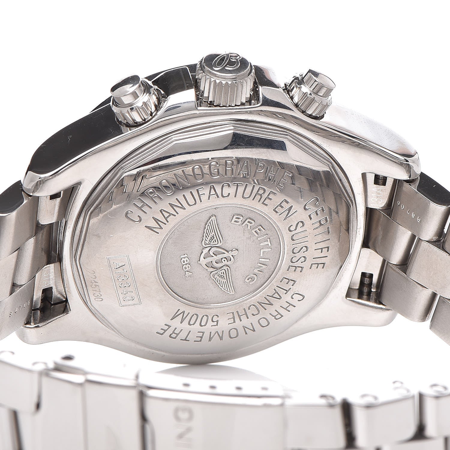 Breitling Stainless Steel 42mm Chrono Superocean Automatic Watch Blue A13340 5 of 6