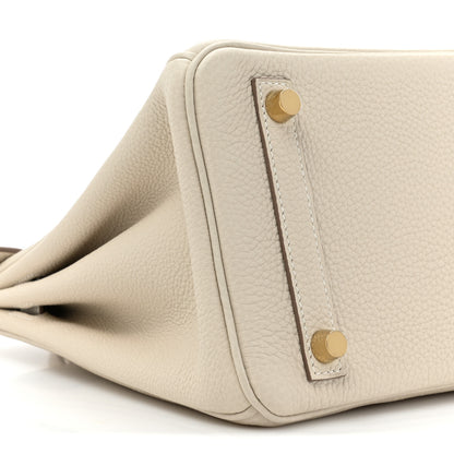 Hermes Togo Birkin 25 Craie 8 of 9