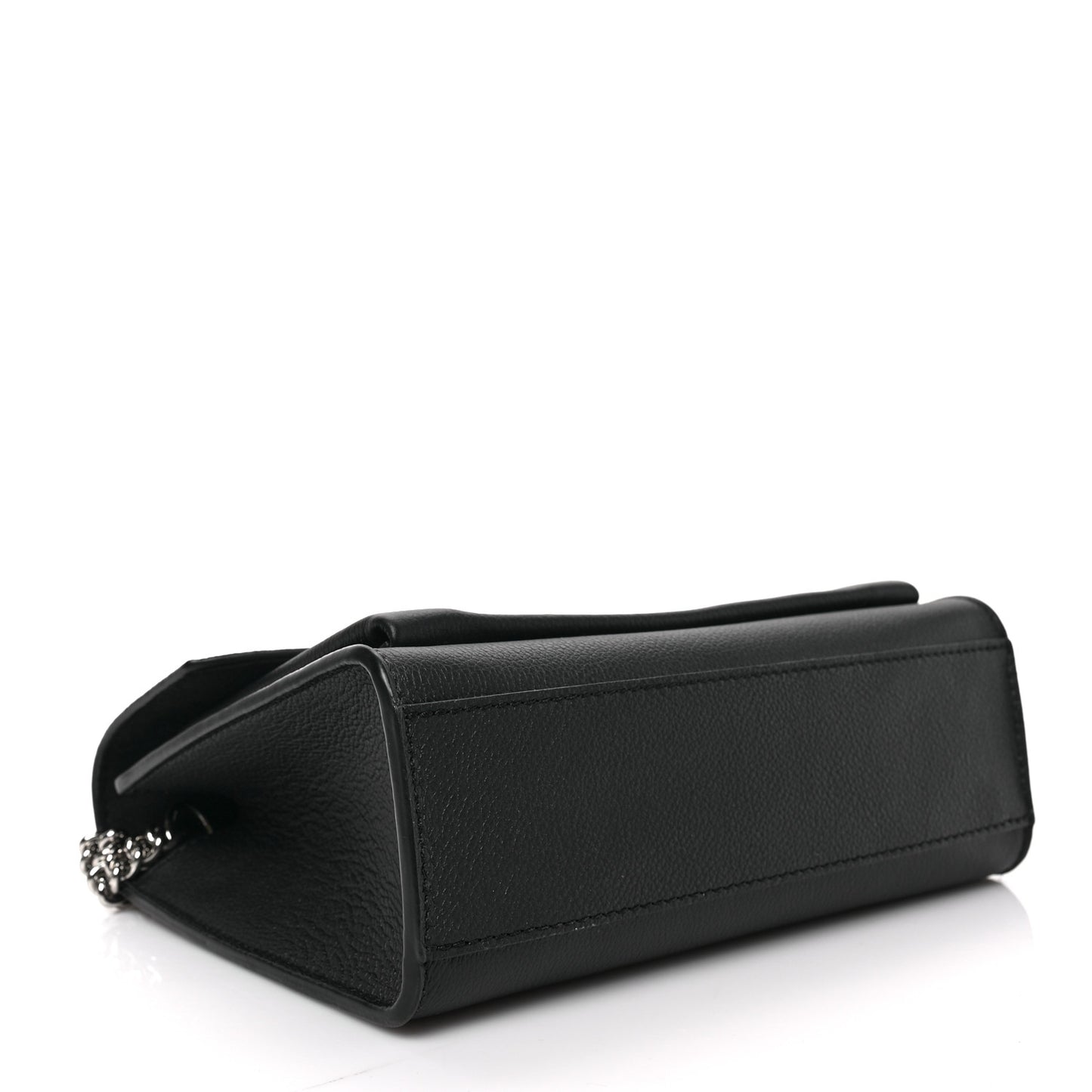 Soft Calfskin Mylockme Chain Bag BB Black