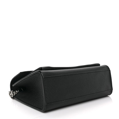 Louis Vuitton Soft Calfskin Mylockme Chain Bag BB Black 4 of 8