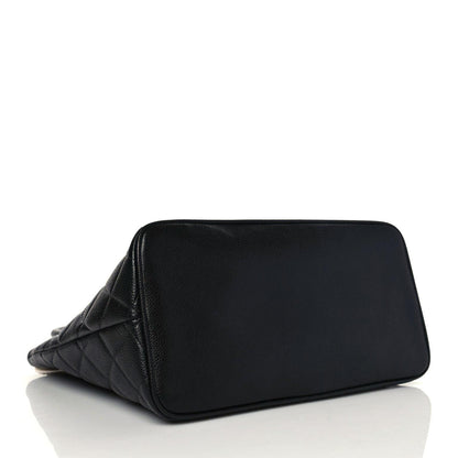 Chanel Caviar Quilted Medallion Tote Black 4 of 9