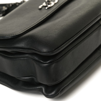 Chanel Calfskin Medium Trendy CC Dual Handle Flap Bag Black 11 of 13