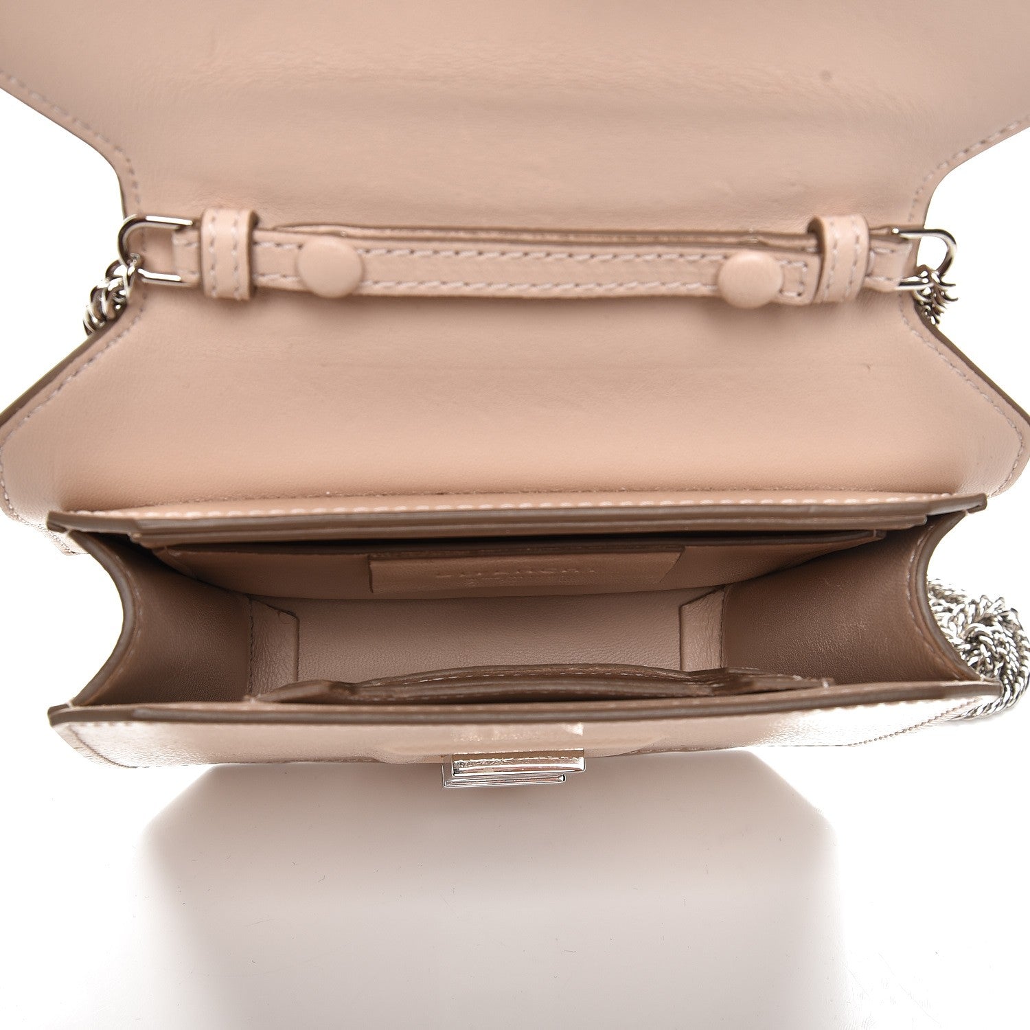Givenchy Patent Calfskin Bow Cut Chain Wallet 5 of 10