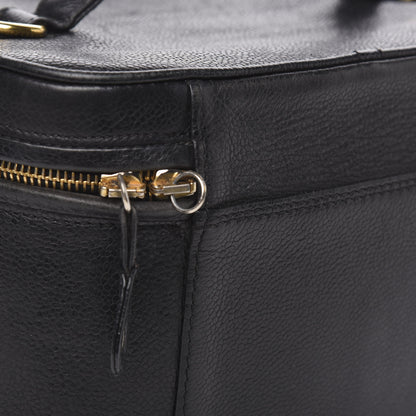 Chanel Caviar CC Vanity Train Case Black 12 of 18