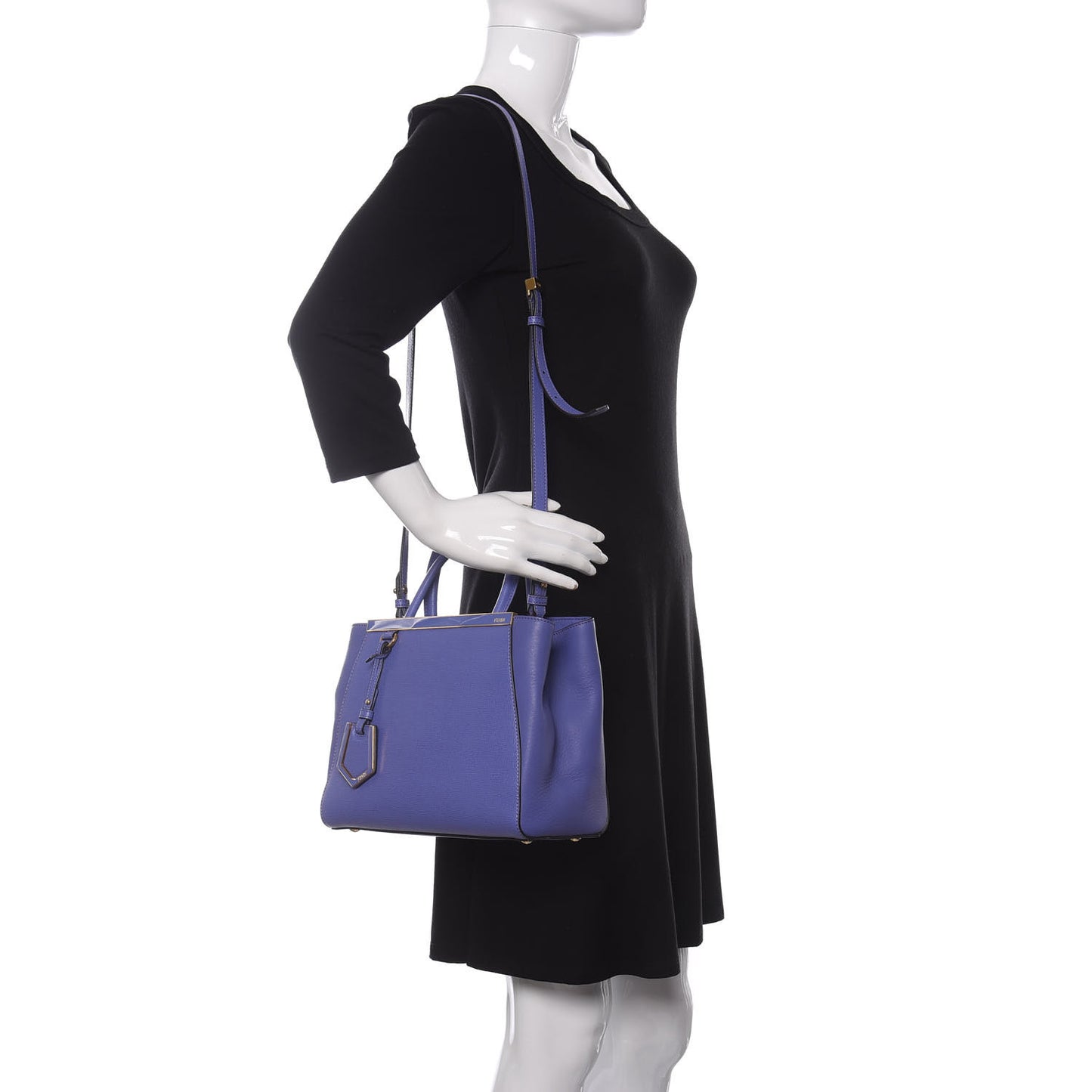 Vitello Elite Petite 2Jours Tote Viola Cassis