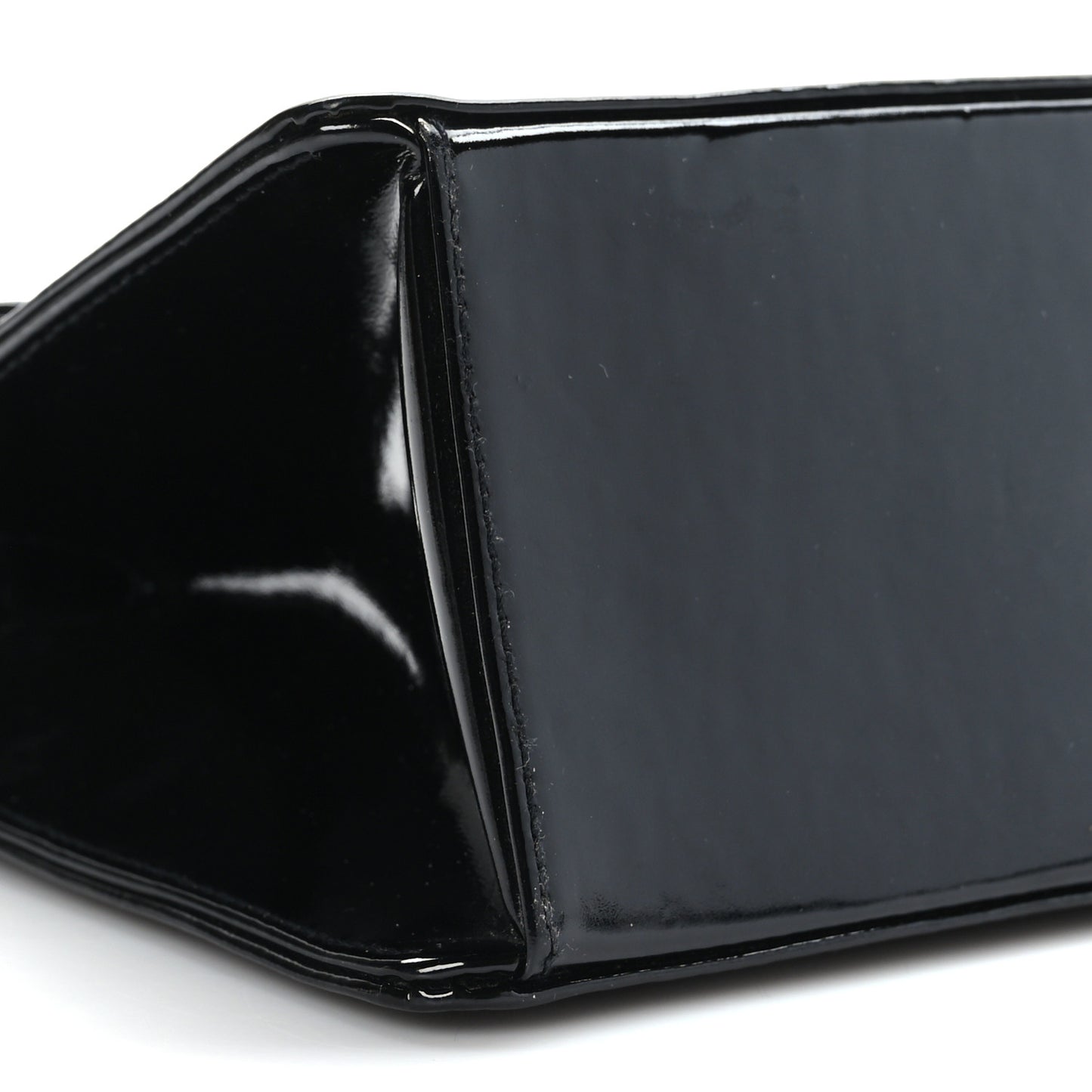 Patent Mini Reissue Flap Black