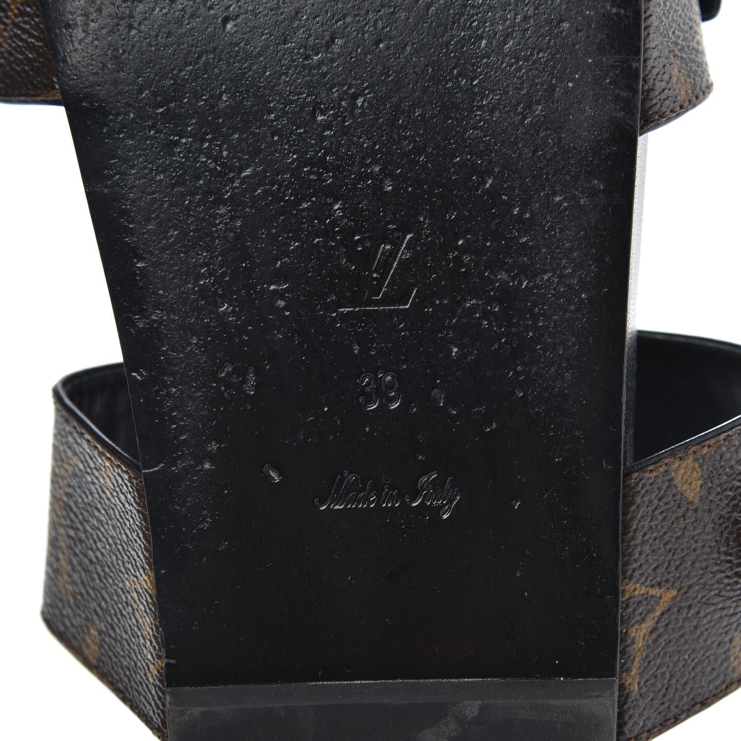 Monogram Bom Dia Mule Sandals 39 Black