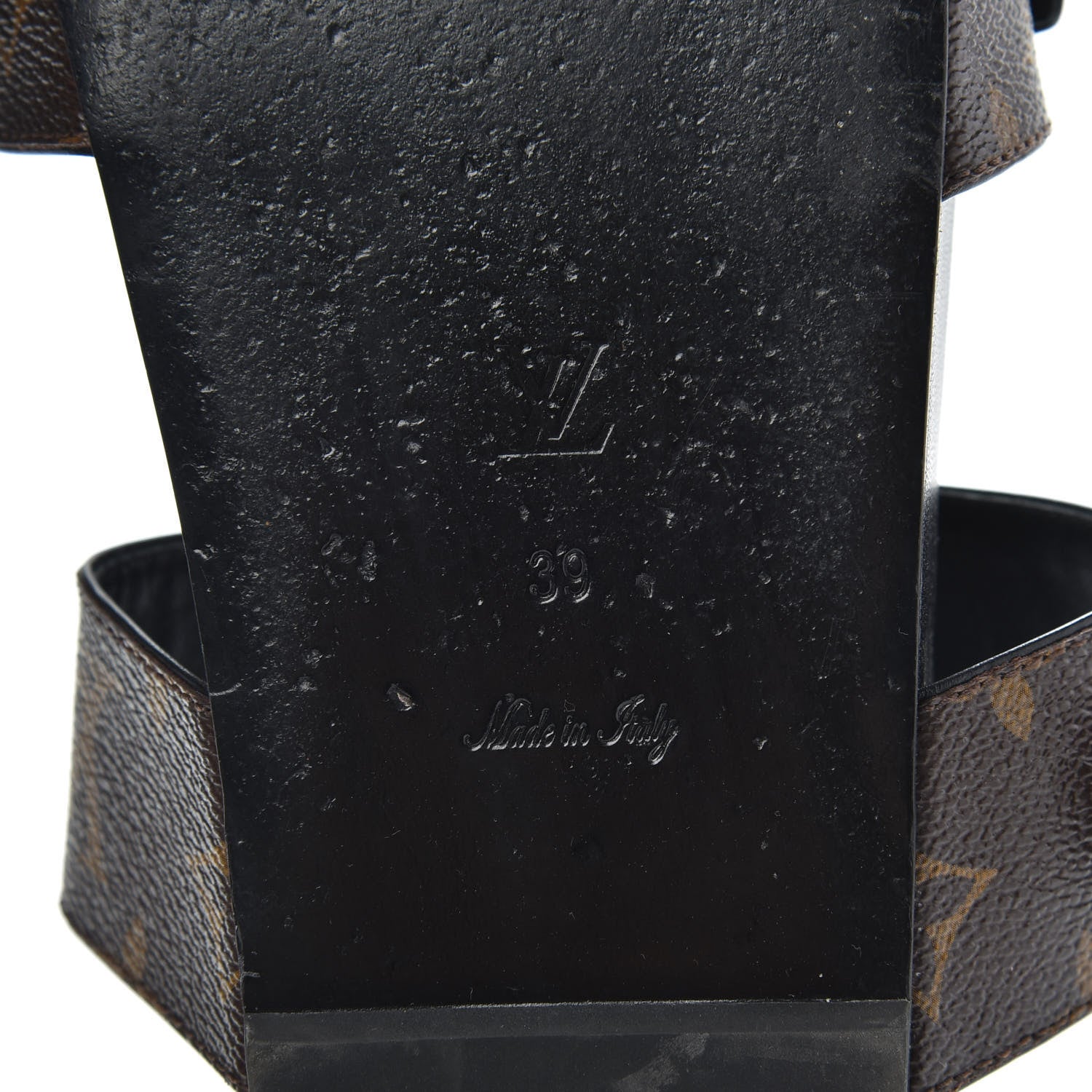 Louis Vuitton Monogram Bom Dia Mule Sandals 39 Black 7 of 8