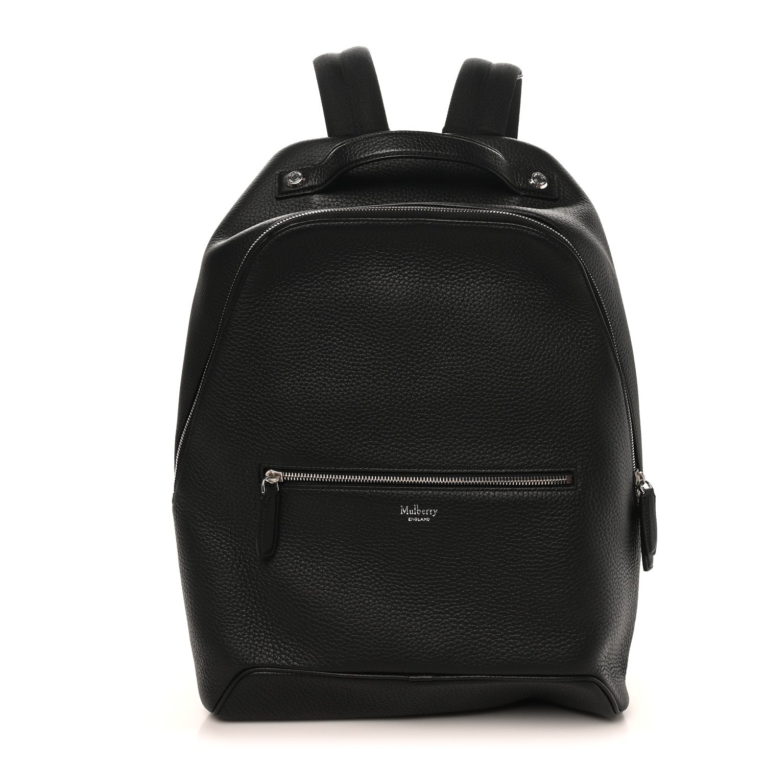 Mulberry Heavy Grained Calfskin City Backpack Black 1 of 9