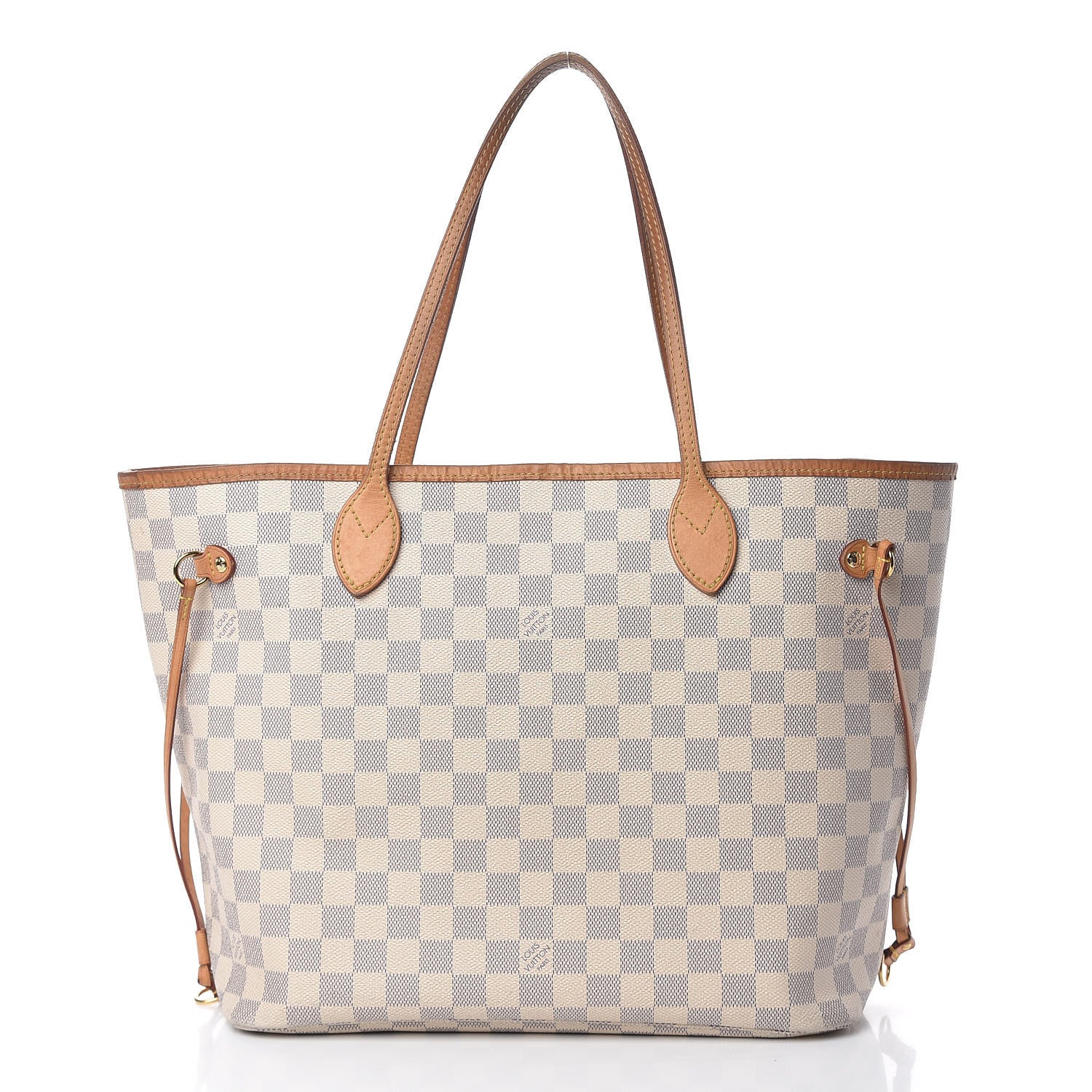 Louis Vuitton Damier Azur Neo Neverfull MM Rose Ballerine 3 of 31