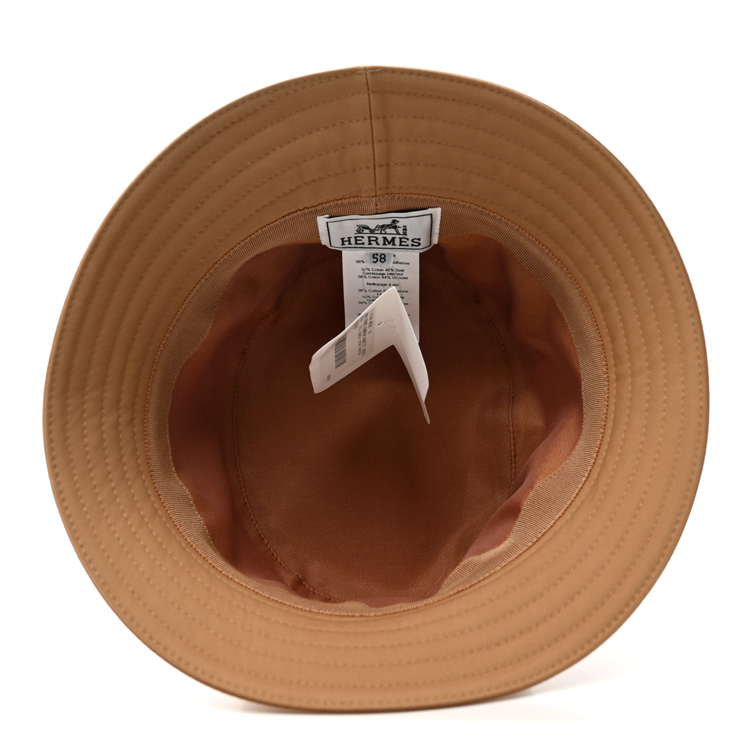 Hermes Cotton Harper H Nautic Bucket Hat 58 Biscuit 7 of 11