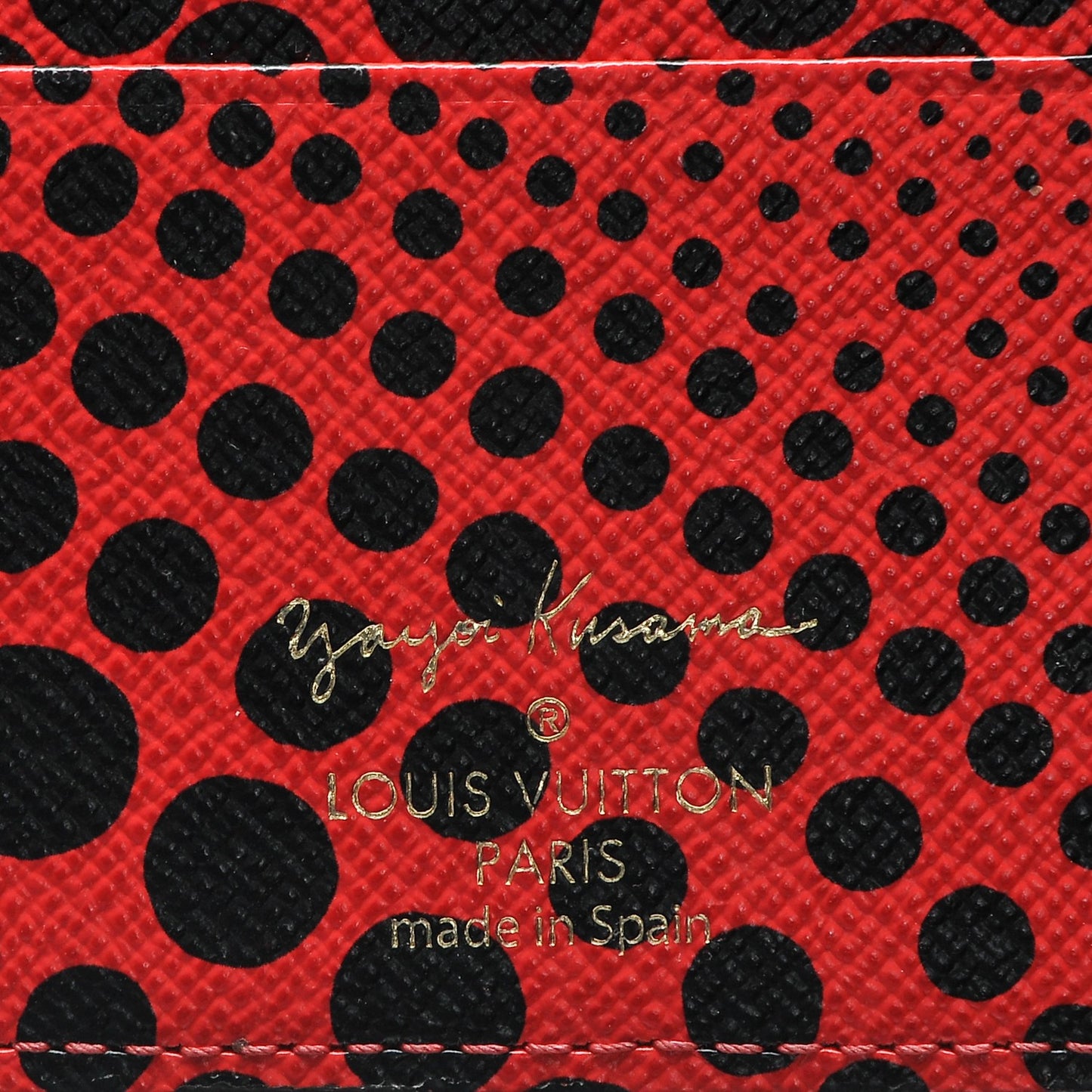 Monogram Kusama Waves Insolite Wallet Red