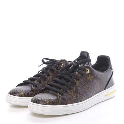 Louis Vuitton Patent Monogram Frontrow Sneakers 37 3 of 10