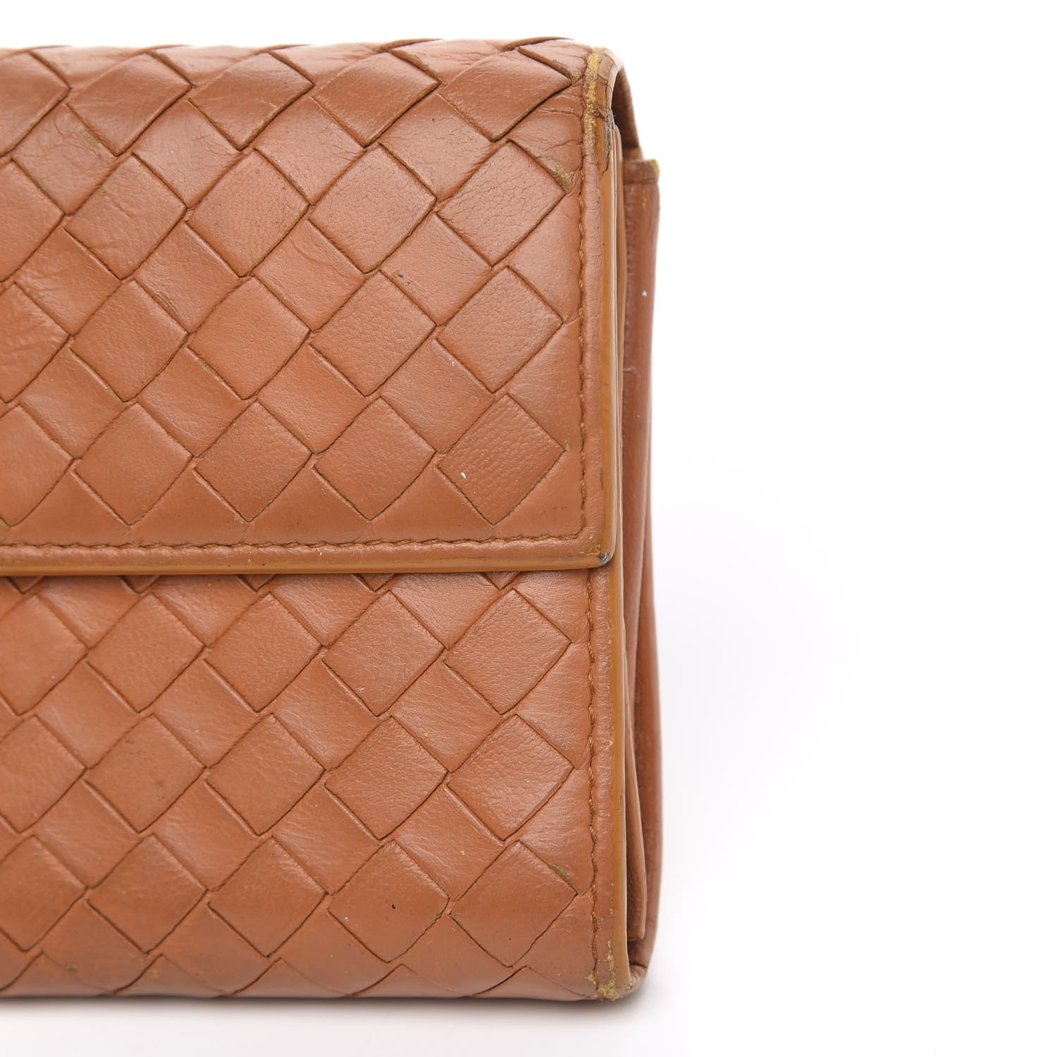 Bottega Veneta Nappa Intrecciato Continental Flap Wallet Topaz 9 of 16