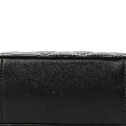 Chanel Lambskin Quilted CC Pearl Crush Camera Case Black 11 of 11
